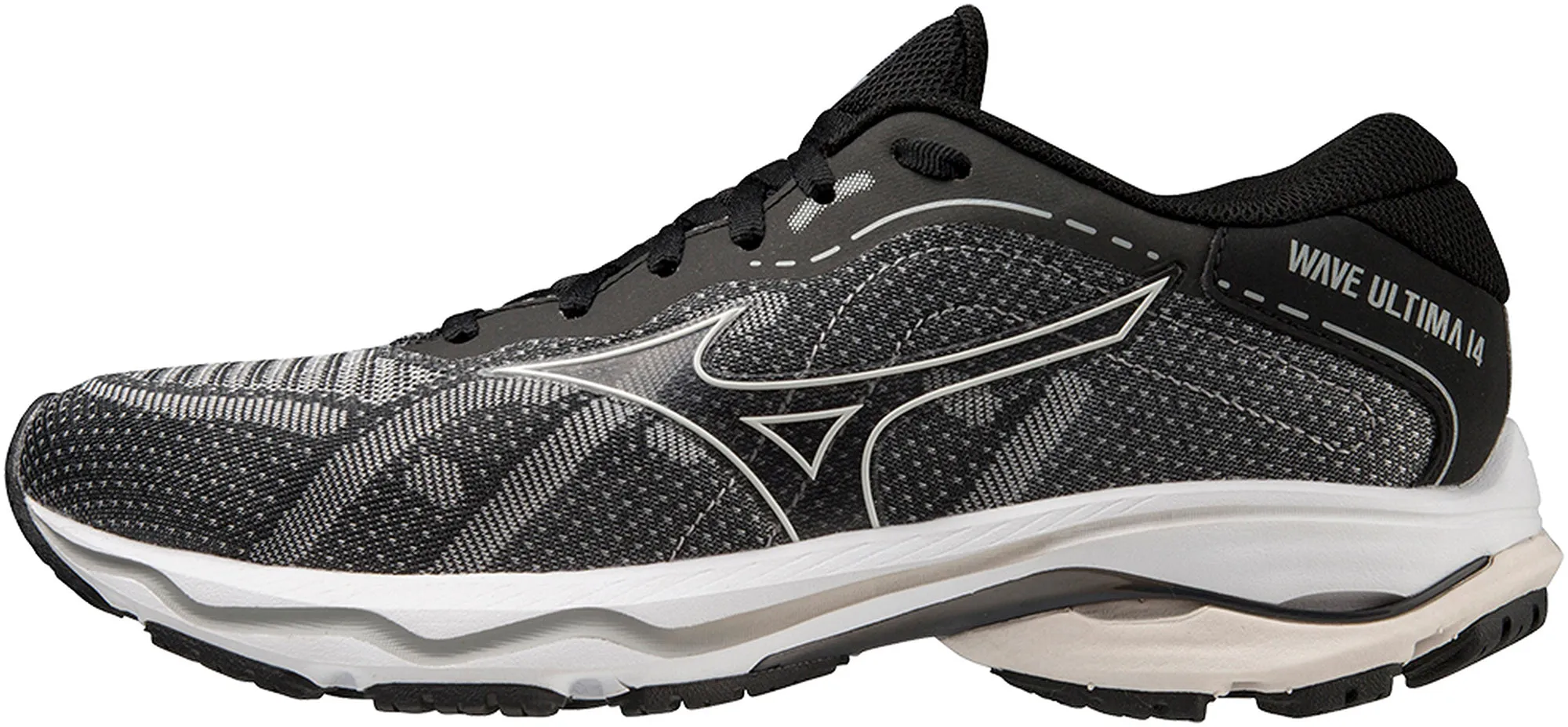weekday running footwear Mizuno Wave Ultima 14 Womens Running Shoes - Black