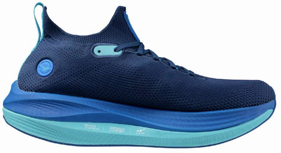 Mizuno Neo Vista Mens Running Shoes - Blue Vertical Flex Notches antifungal shoes