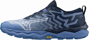 Mizuno Wave Daichi 8 Womens Trail Running Shoes - Blue Lightweight Carrier