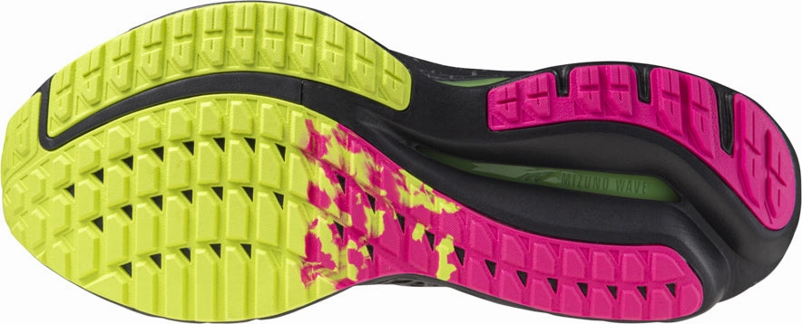 adaptable design shoes jogging accessory Mizuno Wave Inspire 20 Running Shoes - Black