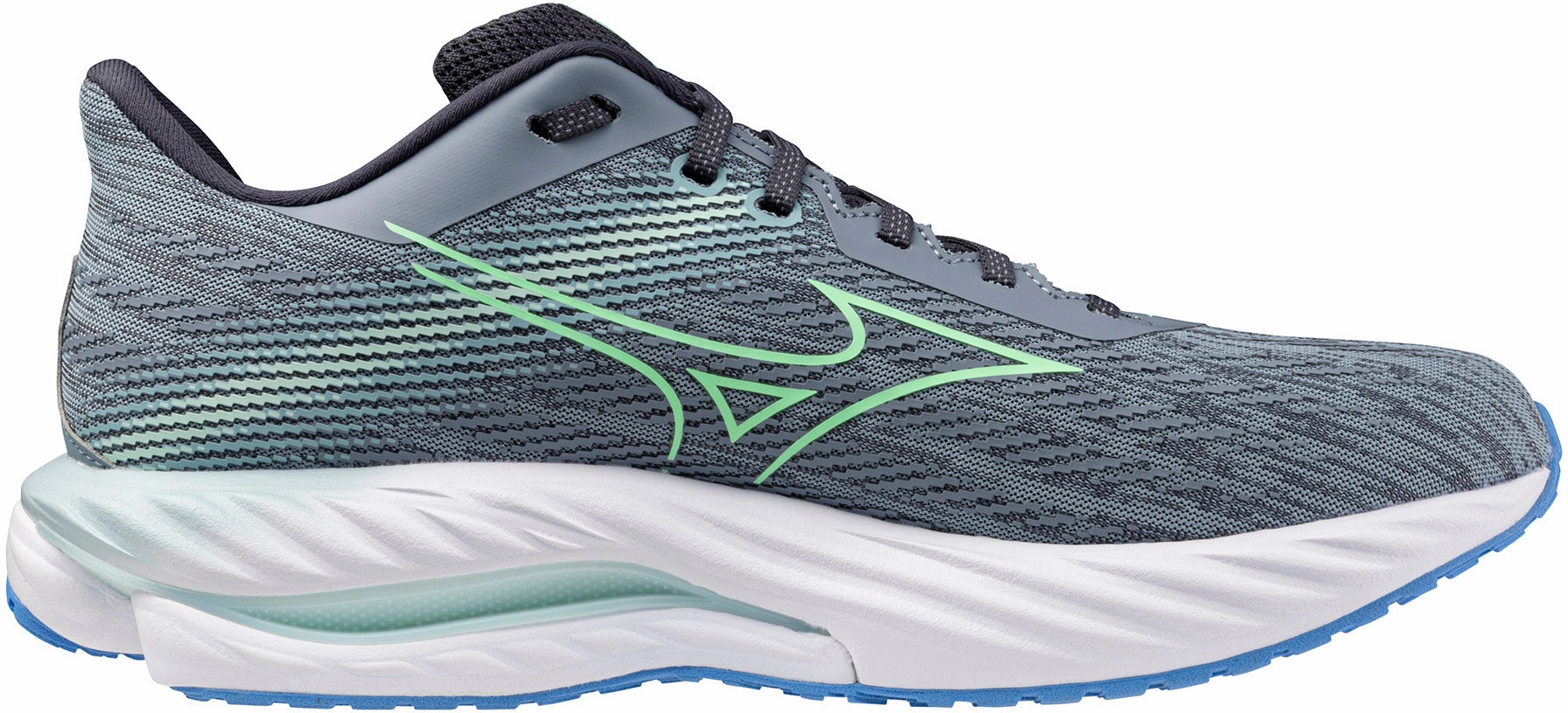 Mizuno Wave Inspire 21 Mens Running Shoes - Grey Strong - build