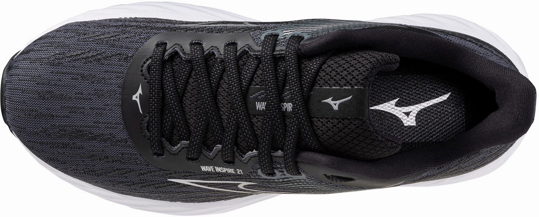 Ultra Responsive Sole closed - toe - feature shoes Mizuno Wave Inspire 21 Womens Running Shoes - Black