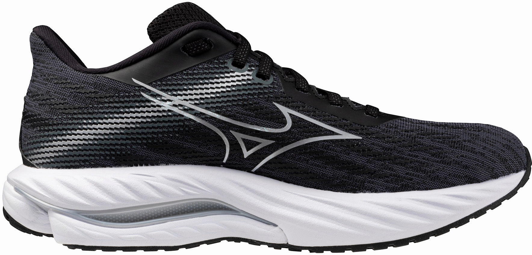 Eco Friendly Material Mizuno Wave Inspire 21 Womens Running Shoes - Black
