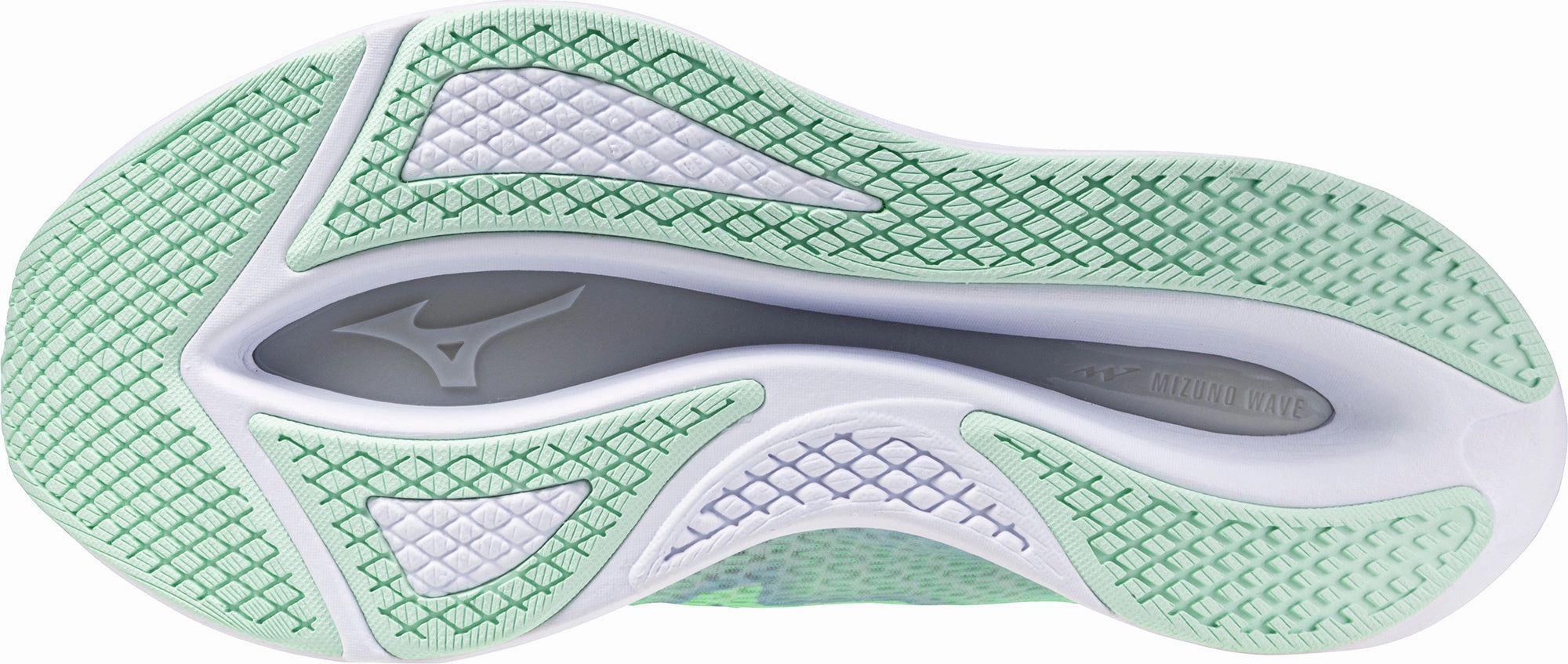 Mizuno Wave Rebellion Flash 2 Womens Running Shoes - Green sprinter shoes