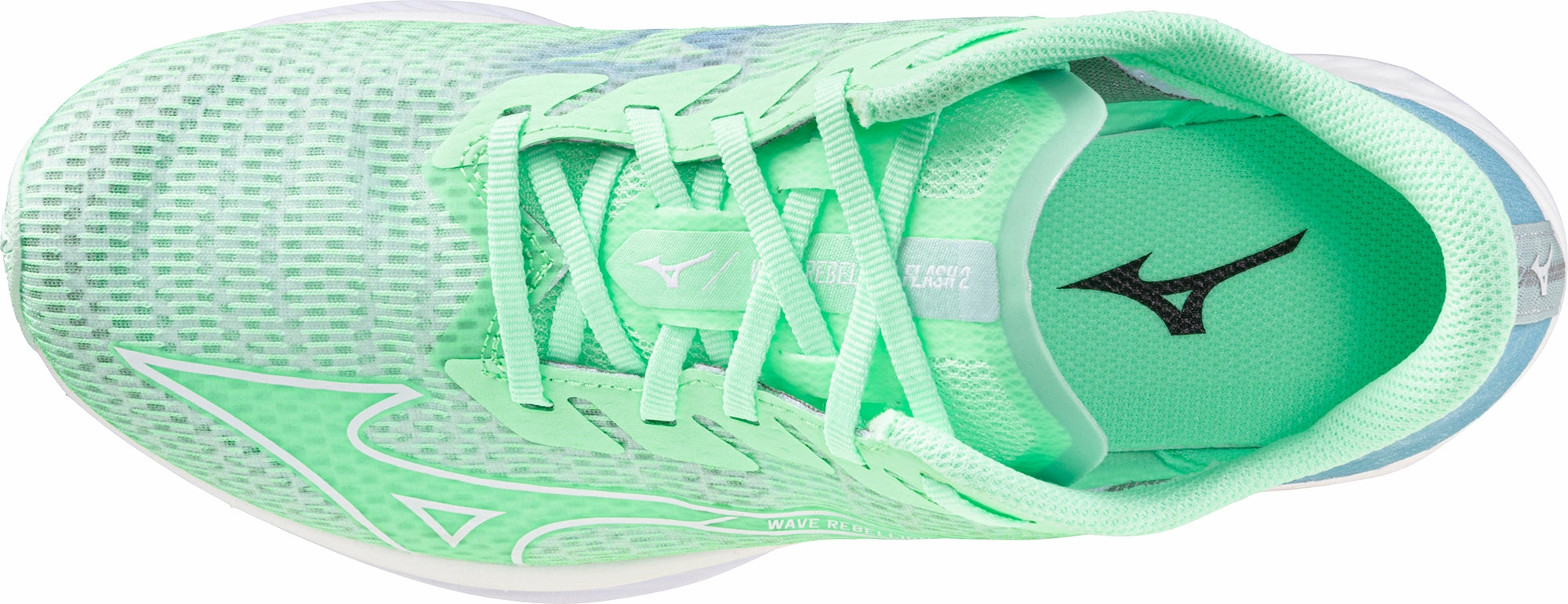 Mizuno Wave Rebellion Flash 2 Womens Running Shoes - Green College - running