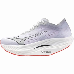 running for self - improvement Mizuno Wave Rebellion Pro 2 Mens Running Shoes - White