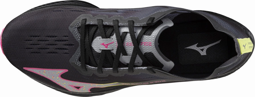 Plush unpadded - feature shoes Mizuno Wave Rebellion Pro 2 Running Shoes - Black