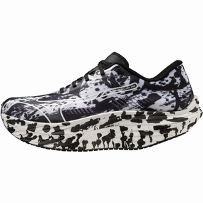 Mizuno Wave Rebellion Pro Running Shoes - Black anti - microbial - treatment shoes Stable Structure