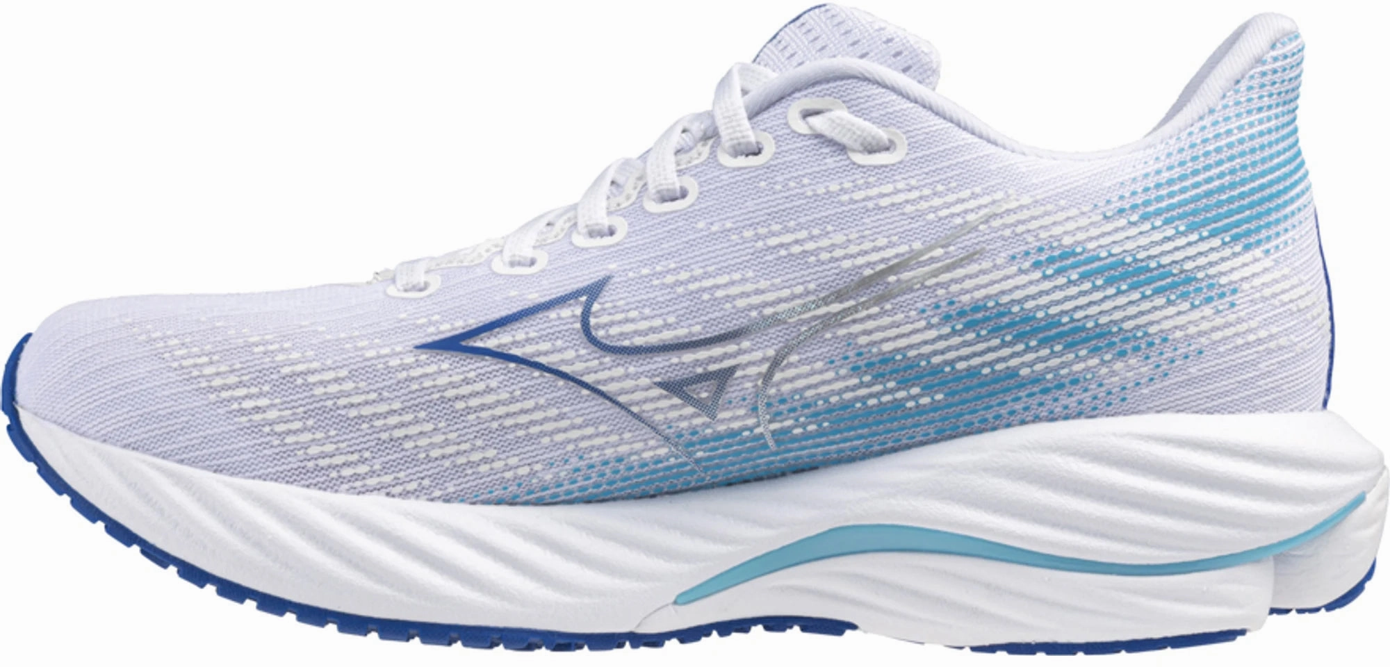 Mizuno Wave Rider 28 Womens Running Shoes - White neutral - arch shoe help