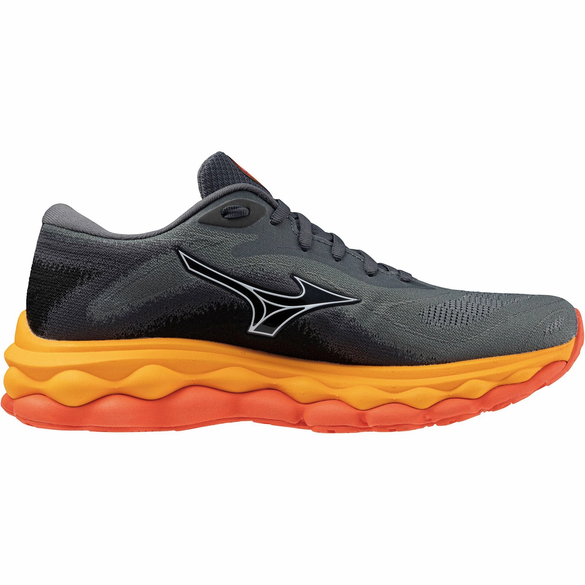 Mizuno Wave Sky 7 Womens Running Shoes - Grey Flexible Traction Grip anti - blister - technology shoes