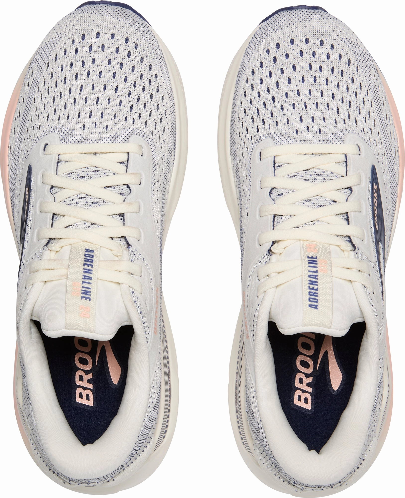 Brooks Adrenaline GTS 24 WIDE FIT Womens Running Shoes - Grey walking stability Easy   To   Clean