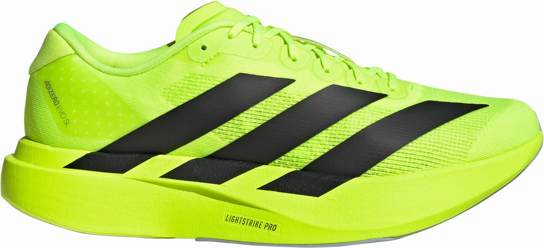 adidas Adizero EVO SL Mens Running Shoes - Yellow sports running gear