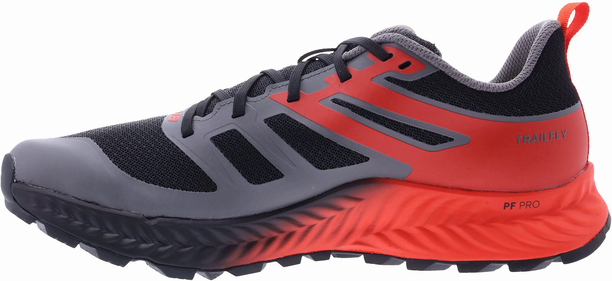 amateur athlete shoes Inov8 TrailFly WIDE FIT Mens Trail Running Shoes - Black