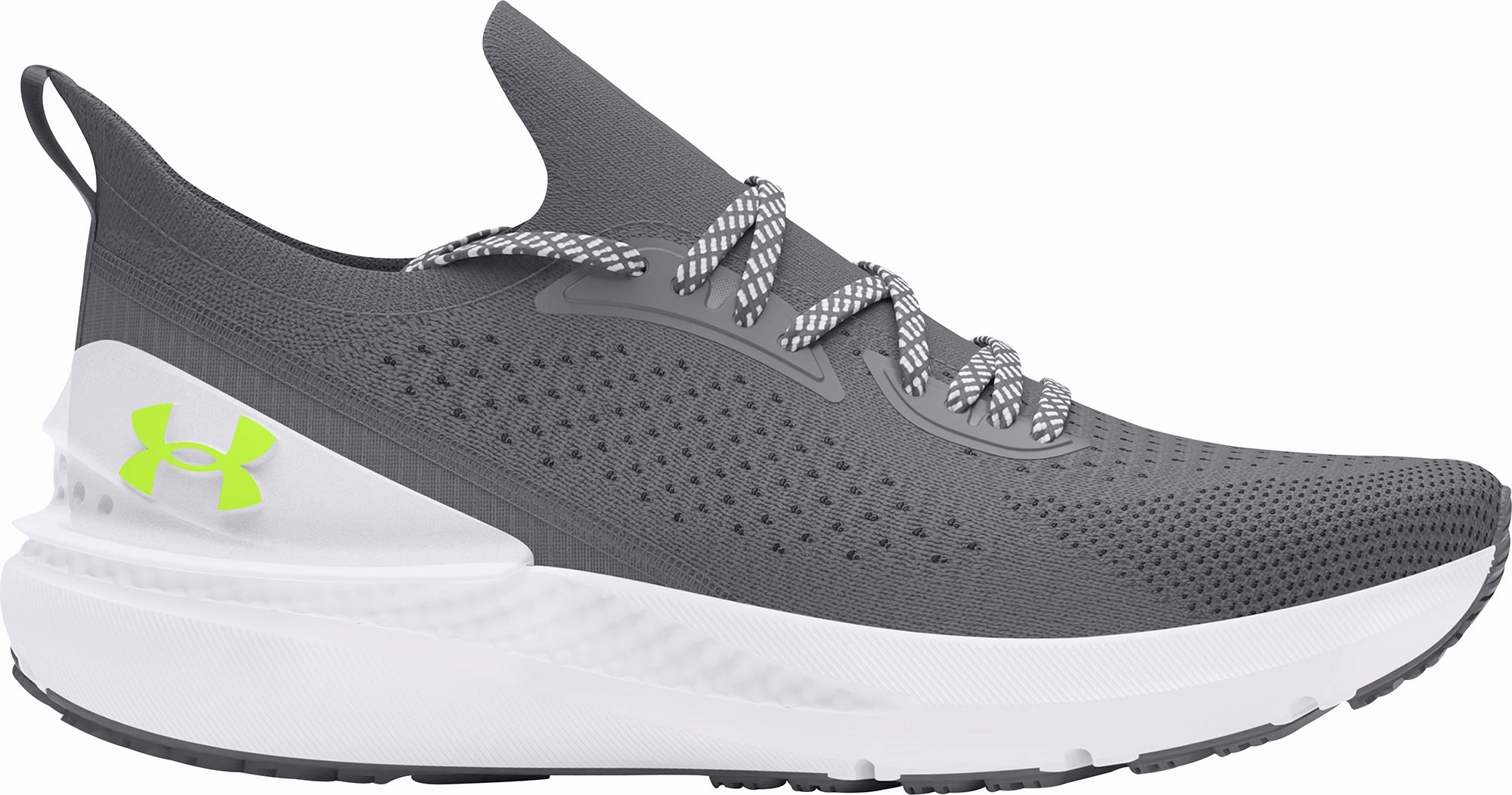 high - intensity running option Non Compression Lacing Under Armour Shift Mens Running Shoes - Grey