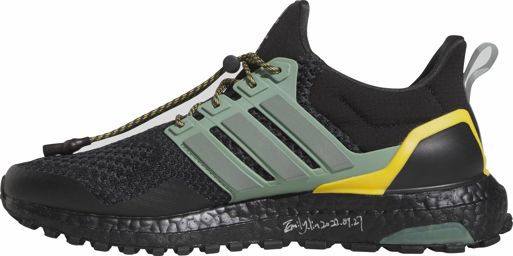 Quick Dry Interior Soft surface running adidas Ultra Boost 1.0 Mens Running Shoes - Black