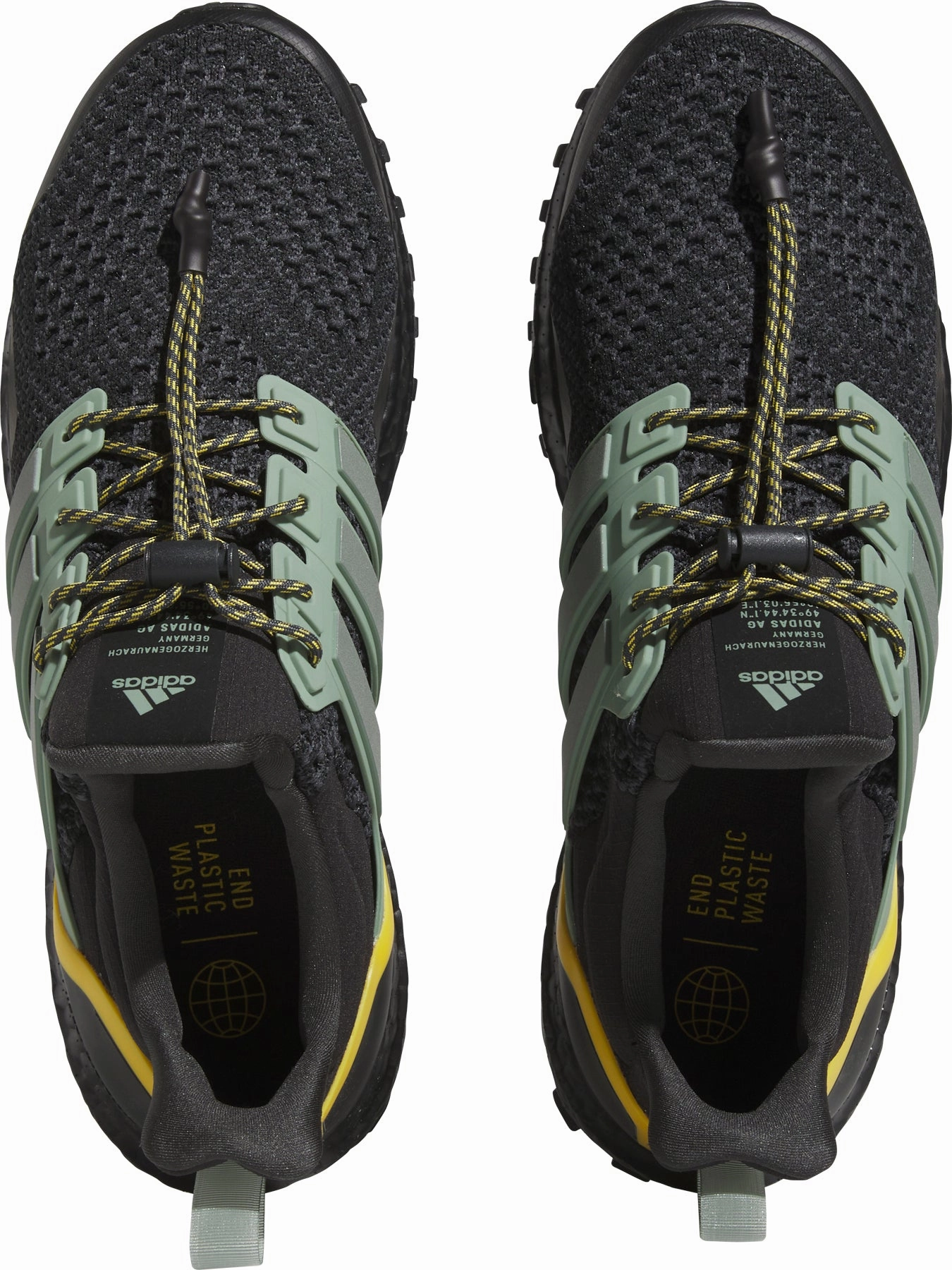 Motion Control Arch adidas Ultra Boost 1.0 Mens Running Shoes - Black