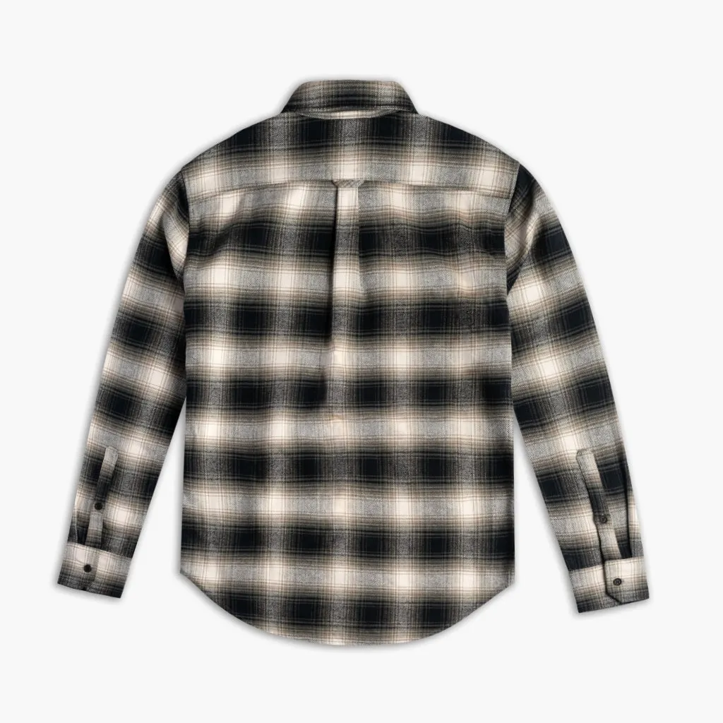 Summit Flannel Shirt | Timberwolf Monochrome Palette