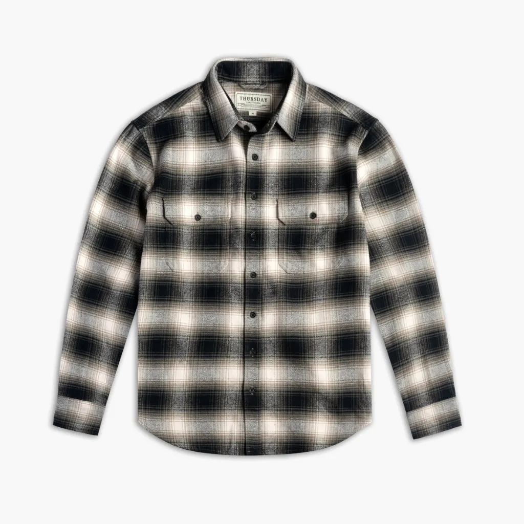 Summit Flannel Shirt | Timberwolf Night Out
