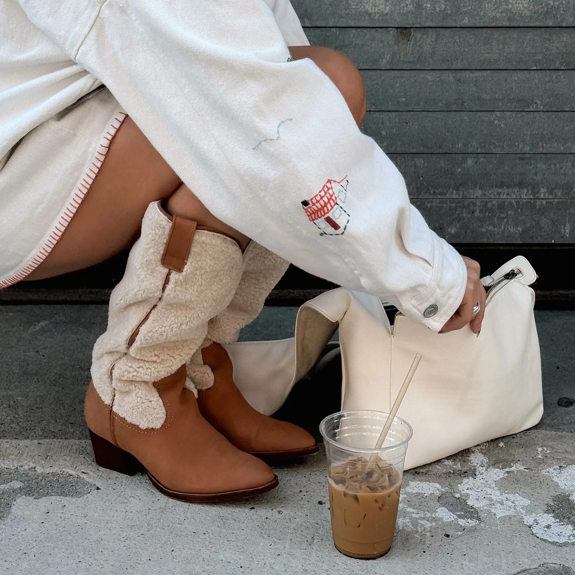 Wear resistant MYKEL PLUSH BOOTS CARAMEL NUBUCK