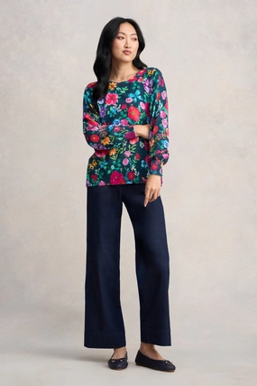 Nathalie L??t?? Jumper -L??t?? Butterfly Print Bold Design Easy Fit