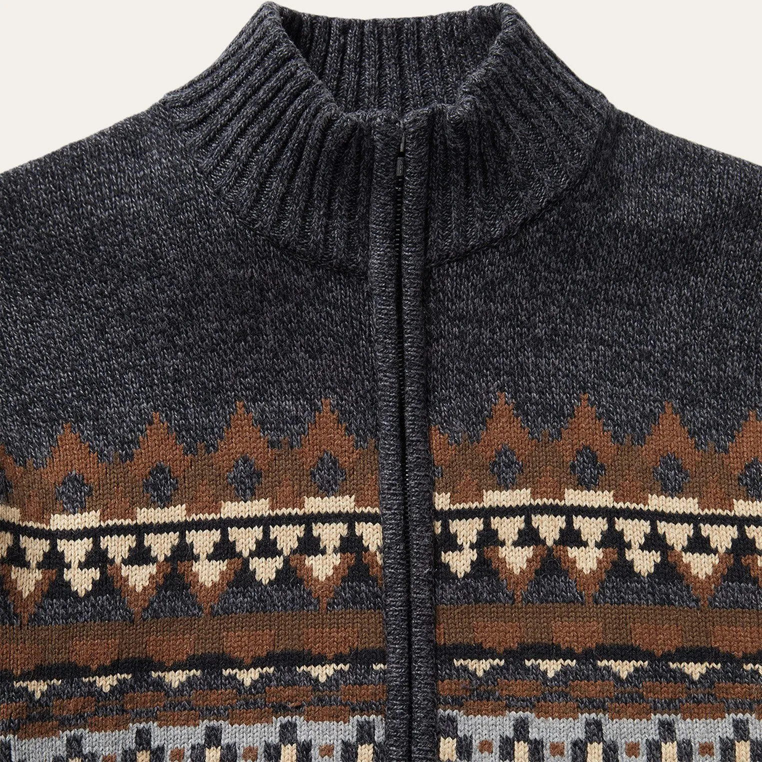 Pattern Print Western Cardigan