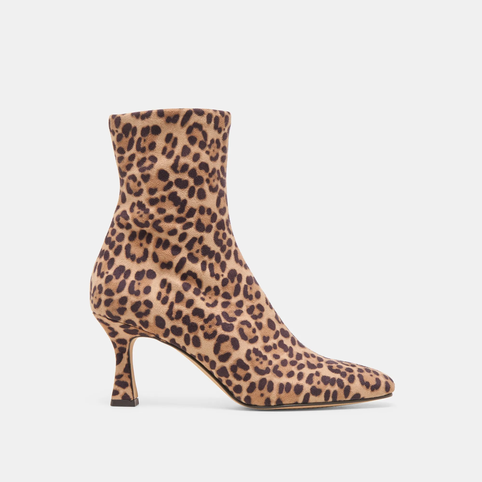 Comfortable Feel GLAMOR BOOTS DK LEOPARD STELLA SUEDE