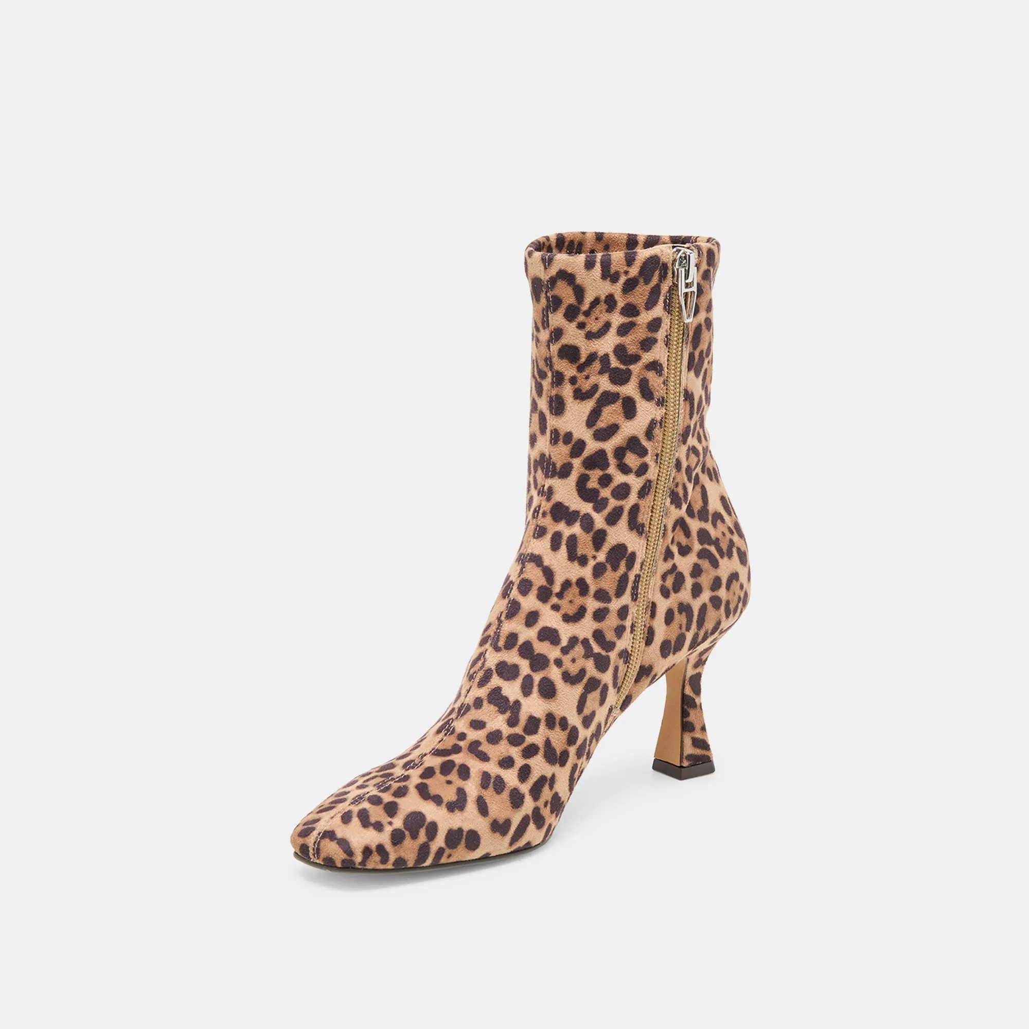 GLAMOR BOOTS DK LEOPARD STELLA SUEDE Eco Material Cold Weather Commuter