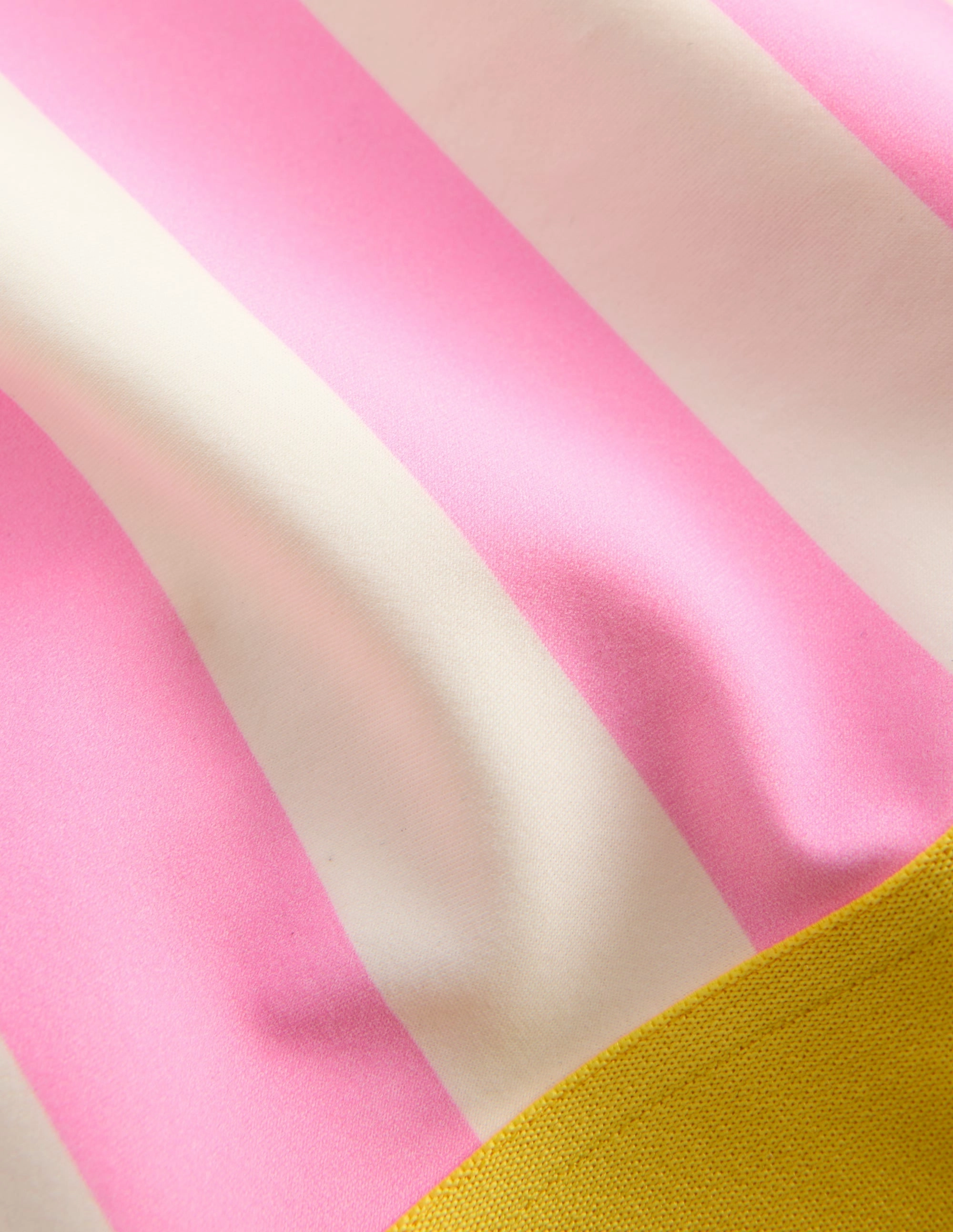 Poolside Look Cropped Rash Vest Set-Hotchpotch Stripe