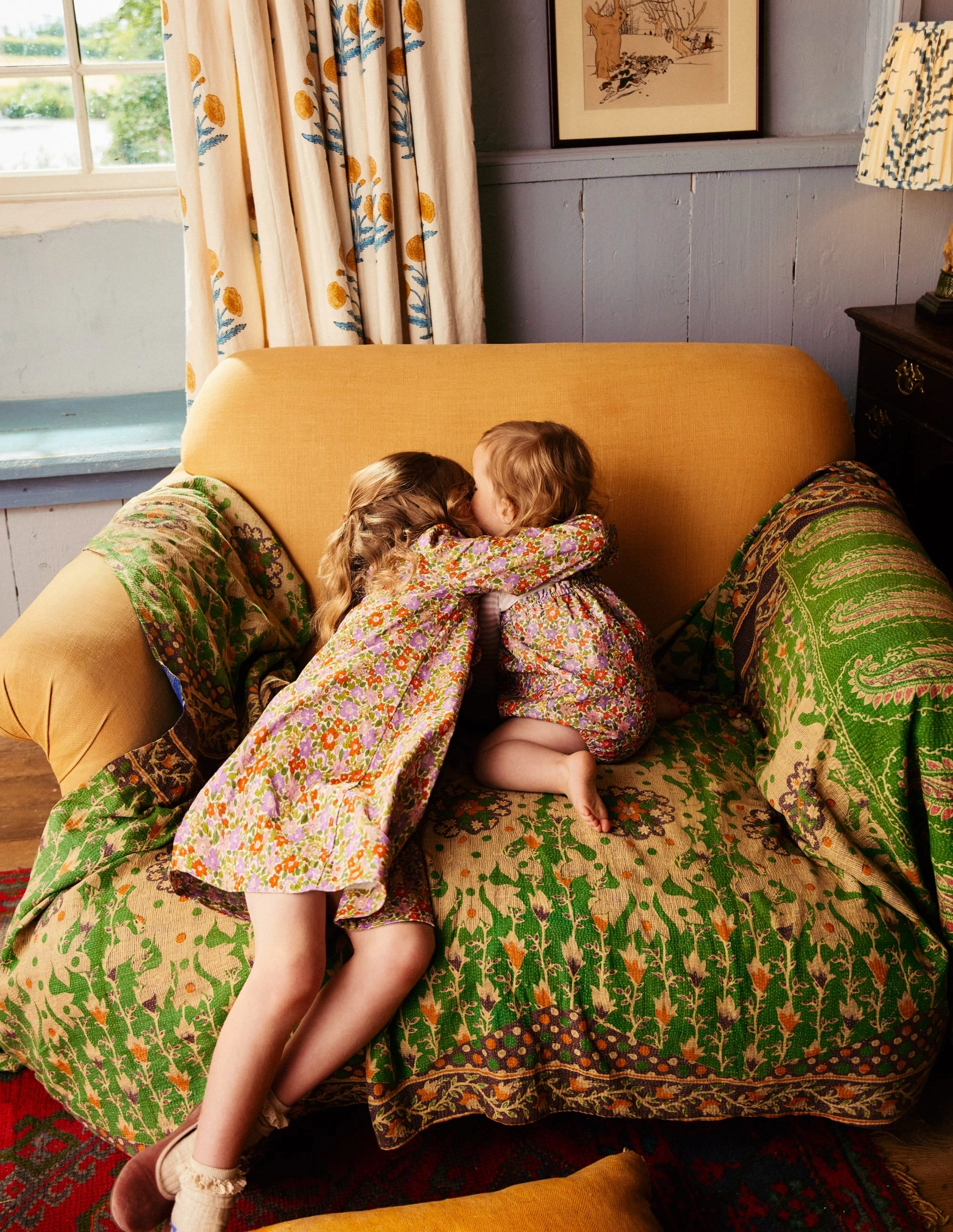 Norah Scallop Cord Dress-Aster Purple Flowerbed Timeless Vibe