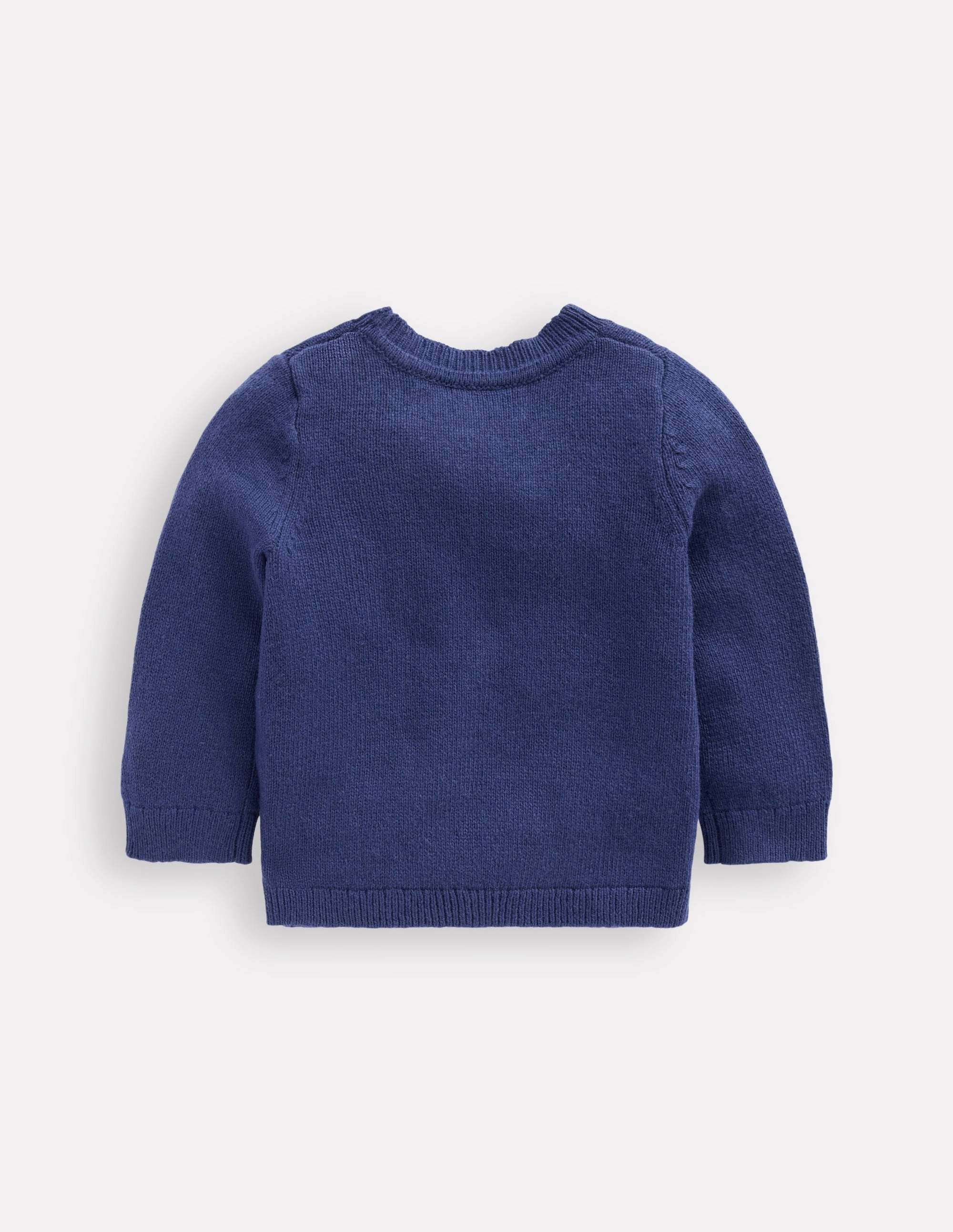 Worn In Dimensional Stability Novelty Logo Jumper-College Navy Dogs