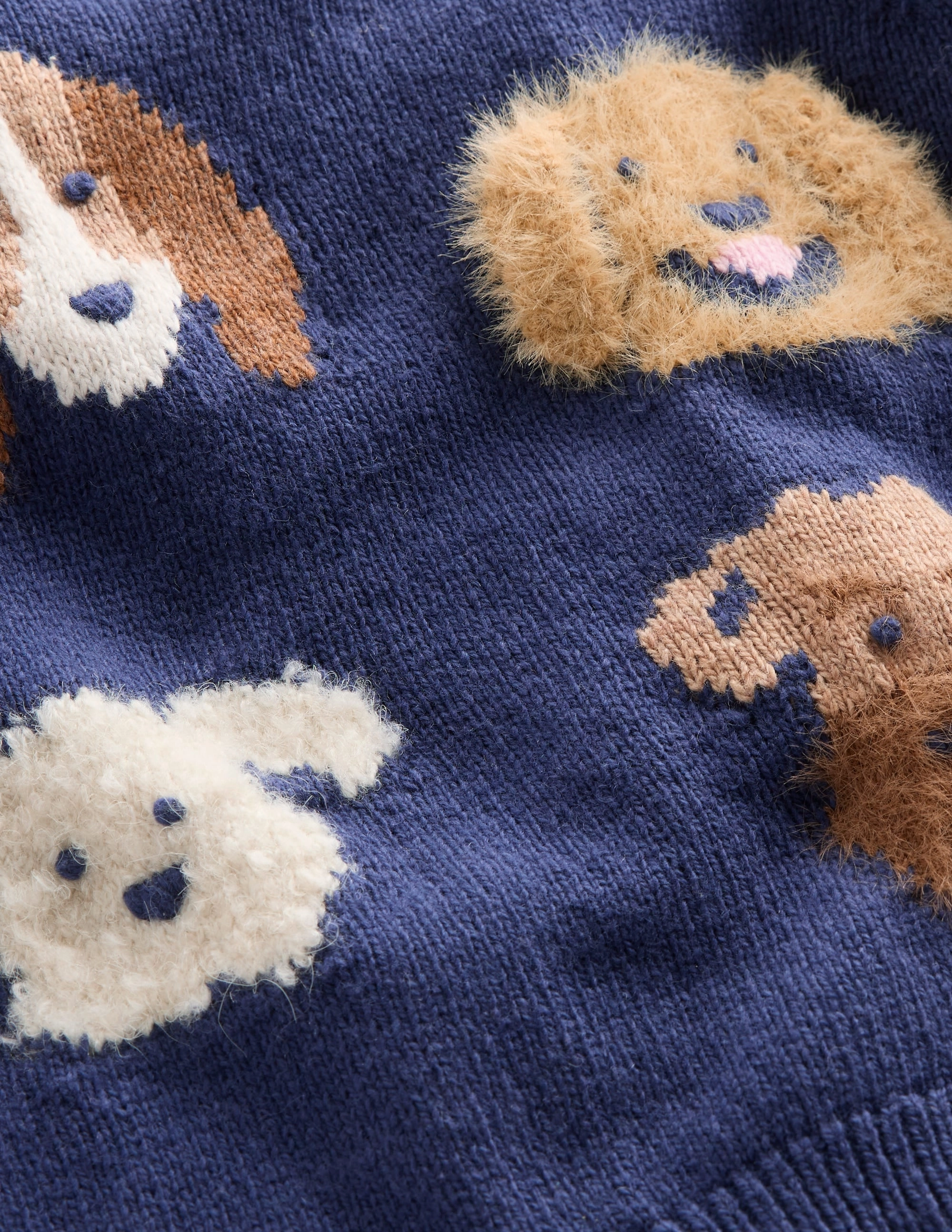 Novelty Logo Jumper-College Navy Dogs Everyday Classic