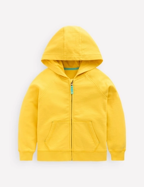 Garment Dye Zip Up Hoodie-Passionfruit Light Stretch Layered Comfort