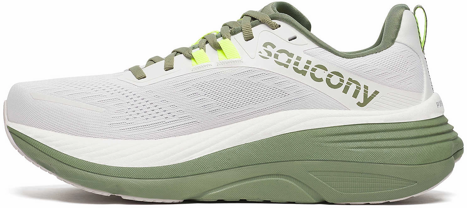 TPU Stabilizer Saucony Hurricane 24 Mens Running Shoes - White