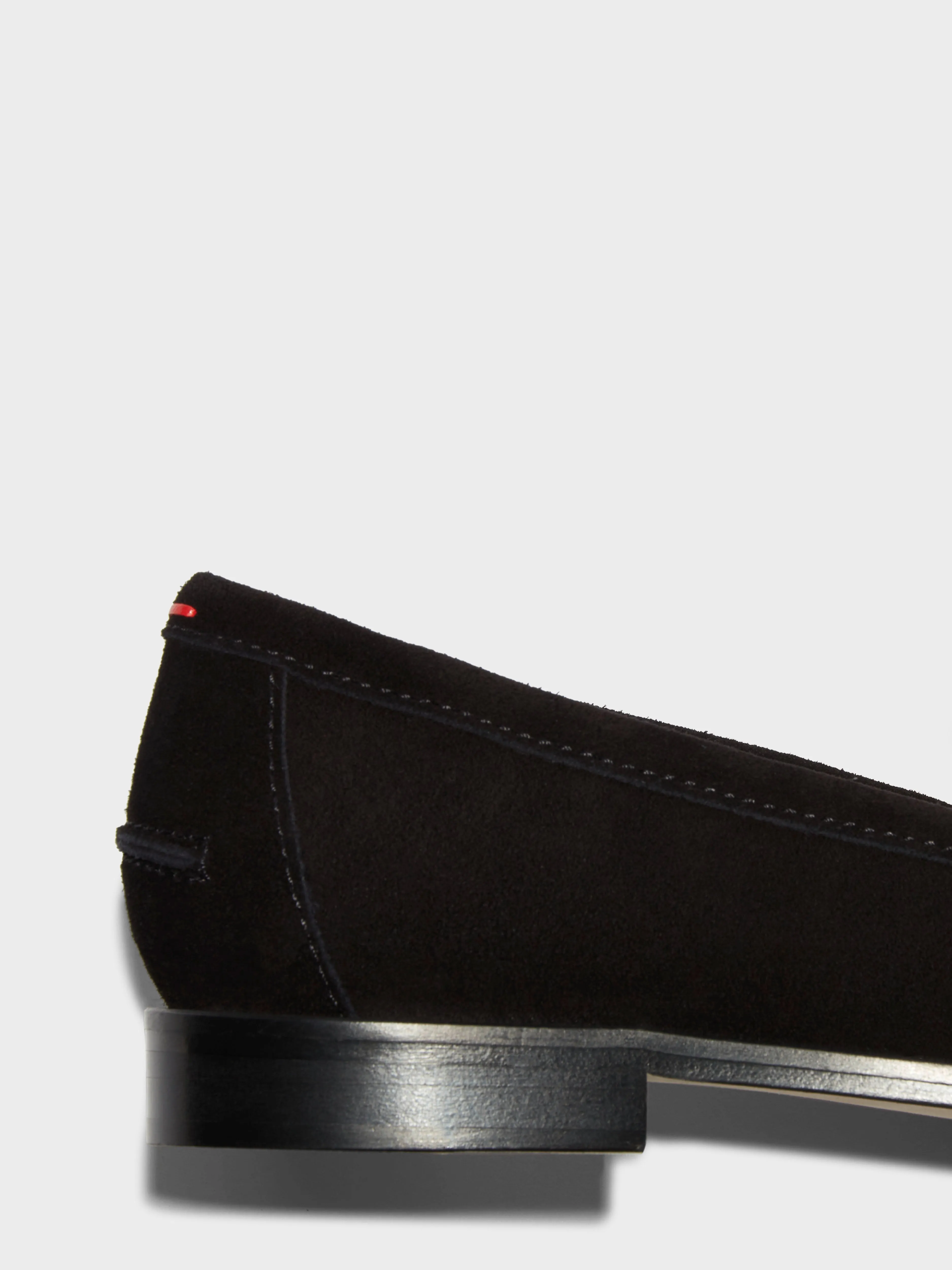 Sharp Detail Sole Power Oscar Suede Loafers