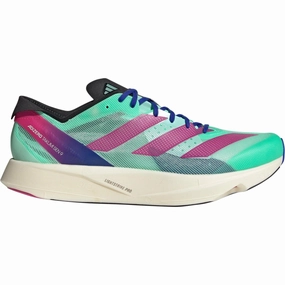 adidas Adizero Takumi Sen 9 Running Shoes - Green Sock Like Fit Engineering MeshUpper
