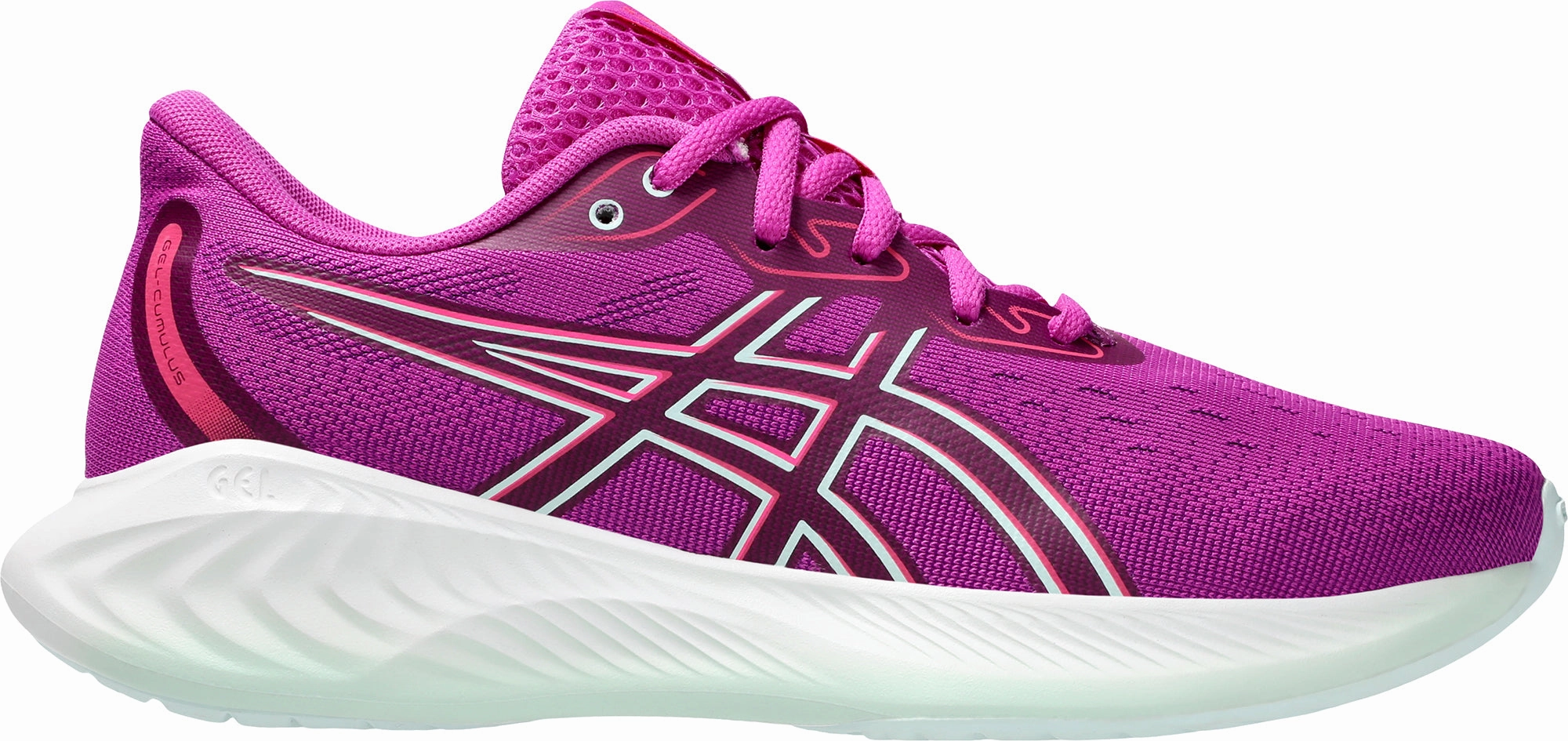 Asics Gel Cumulus 26 GS Junior Running Shoes - Pink custom - fit