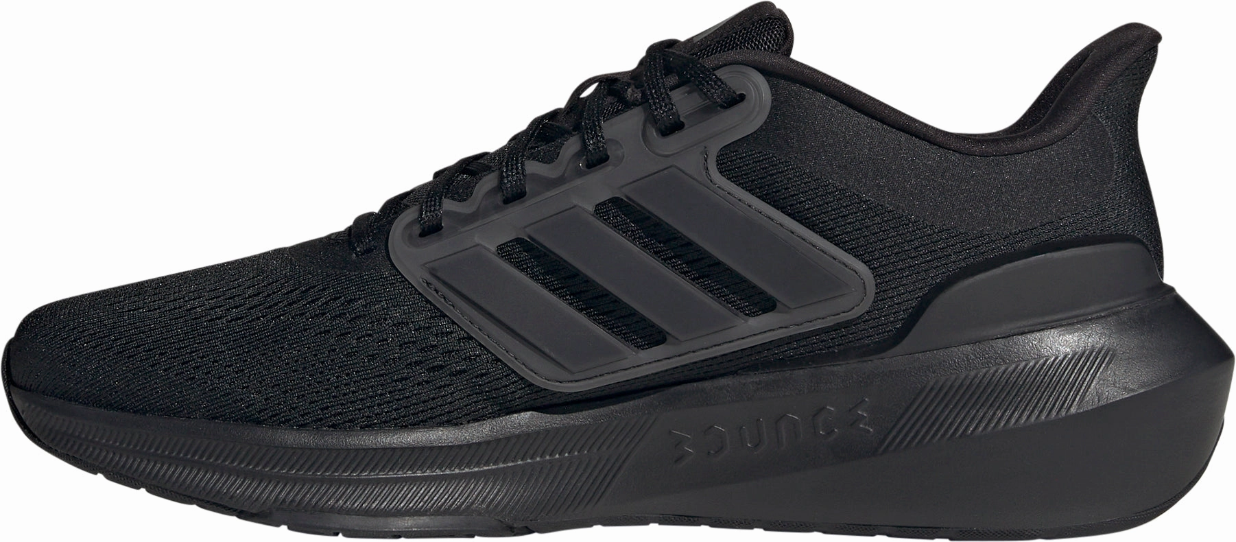running speed training fitness challenge shoe aim adidas Ultrabounce Mens Running Shoes - Black