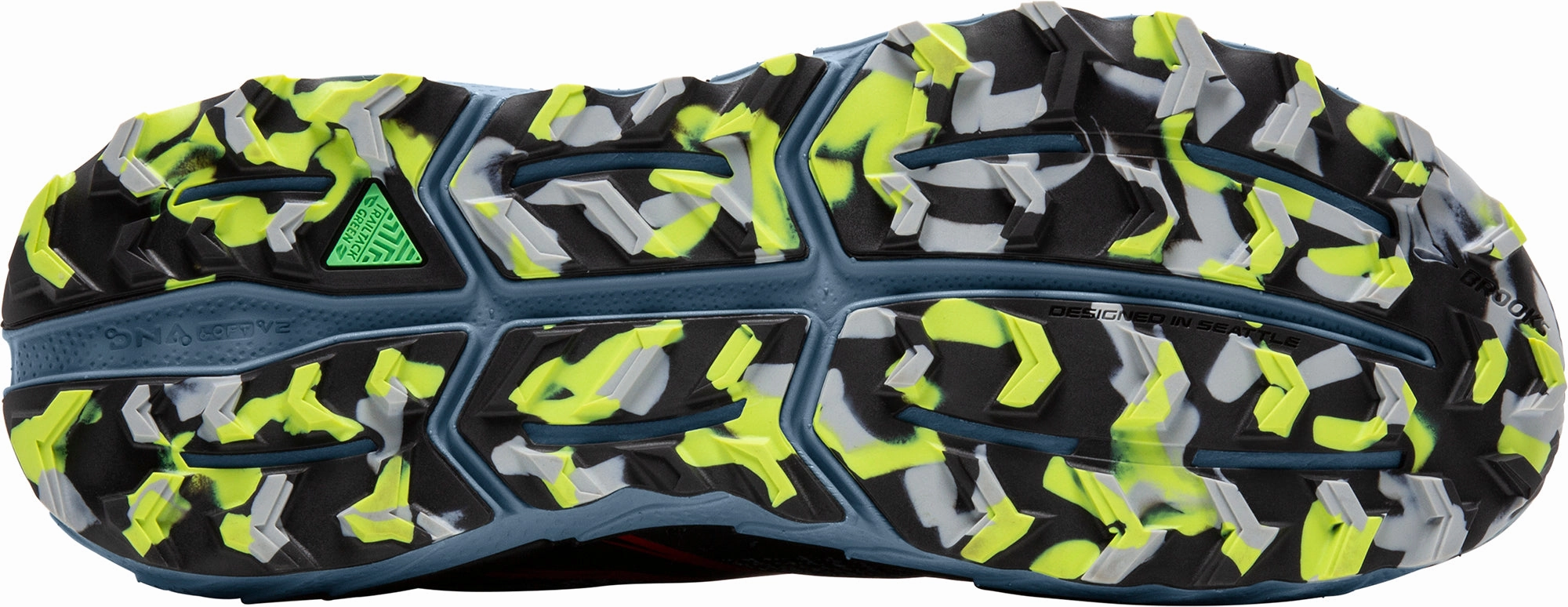 Brooks Cascadia 18 Mens Trail Running Shoes - Blue confidence building