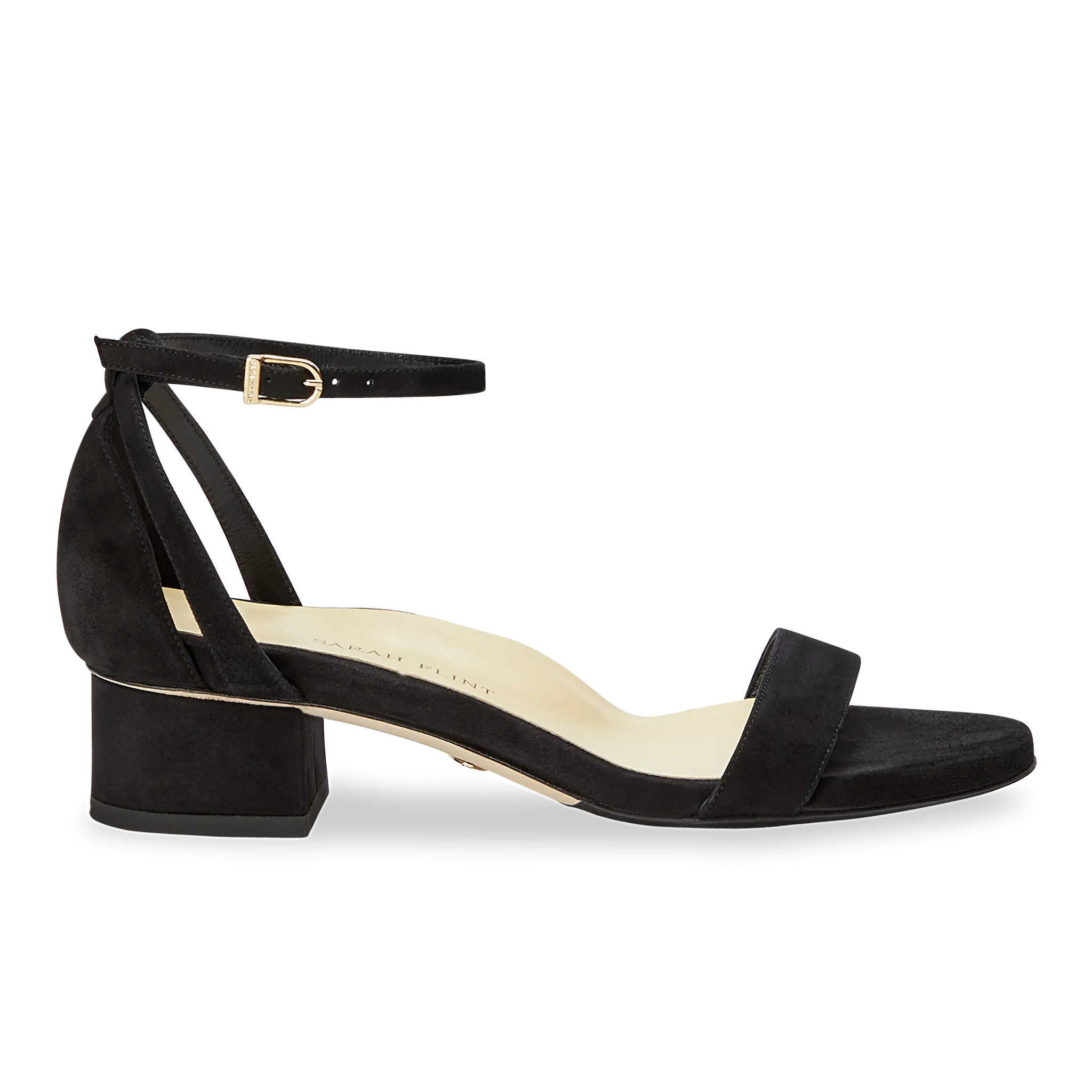 Ribbon Tie Perfect Block Sandal 30
