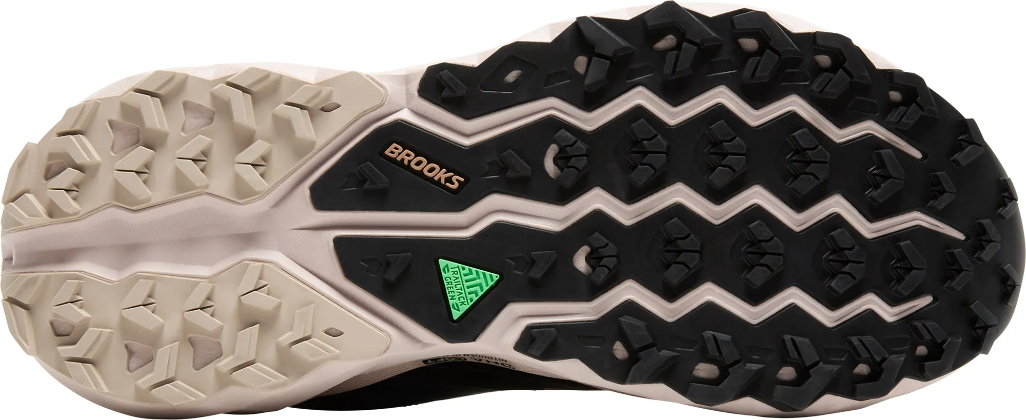 Brooks Cascadia 19 GORE-TEX Mens Trail Running Shoes - Black running with a reflector Ergonomic Lace System