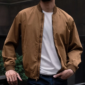 Moment full-zip Alpha M Bomber | Coyote