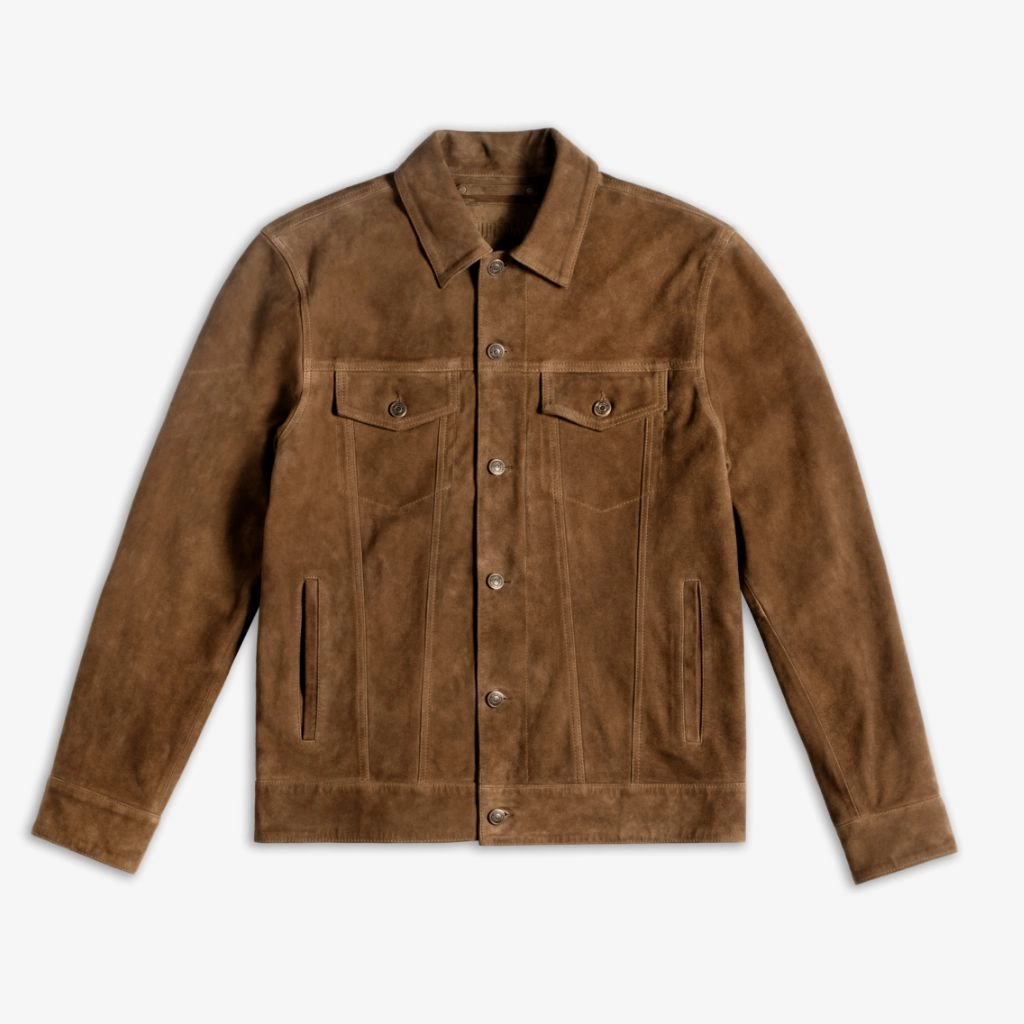 Suede Trucker Jacket | Dusty Martial-arts Mix - and - Match