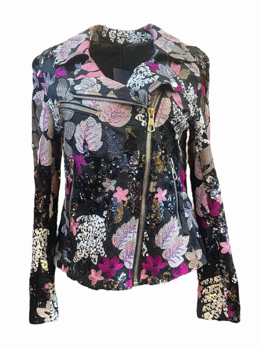 Any Old Iron Purple Florally Moto festival