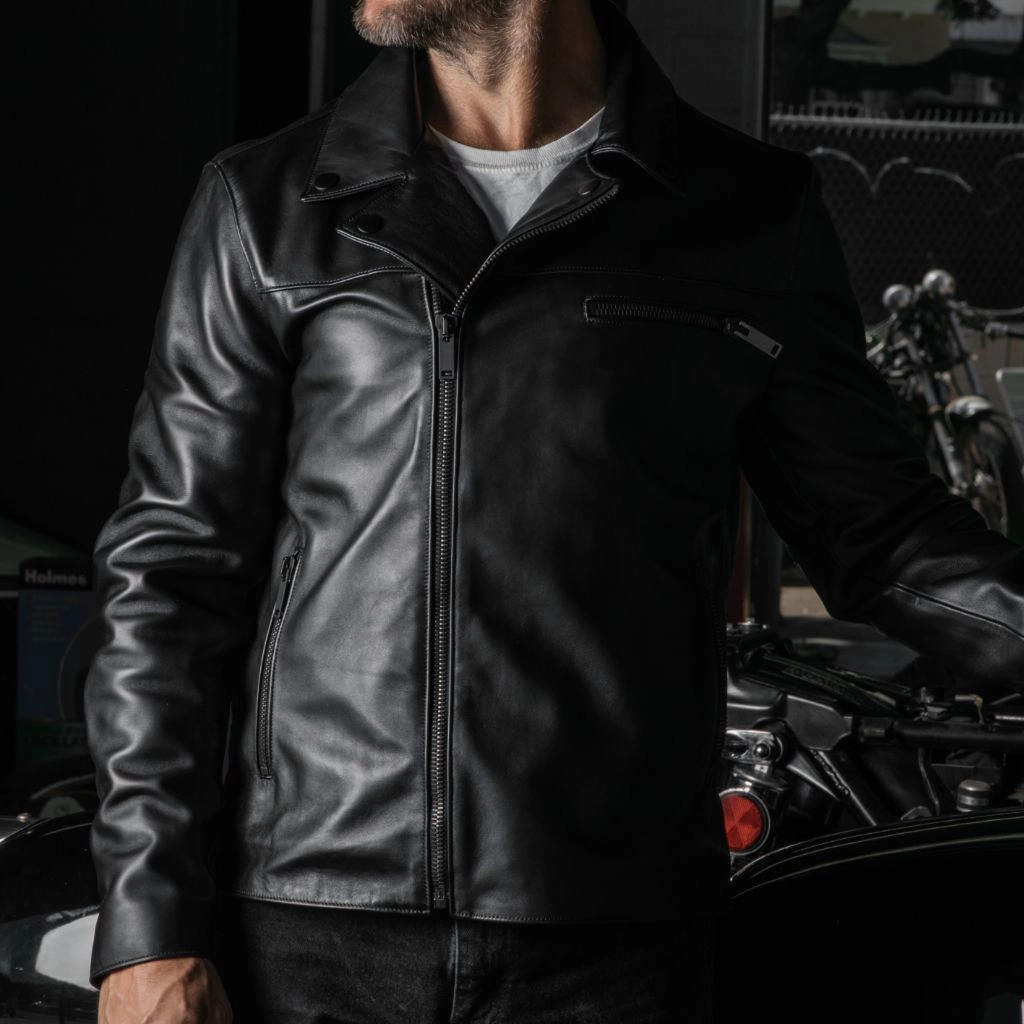 Flexible Windproof Outerwear Motorcycle Jacket | Black