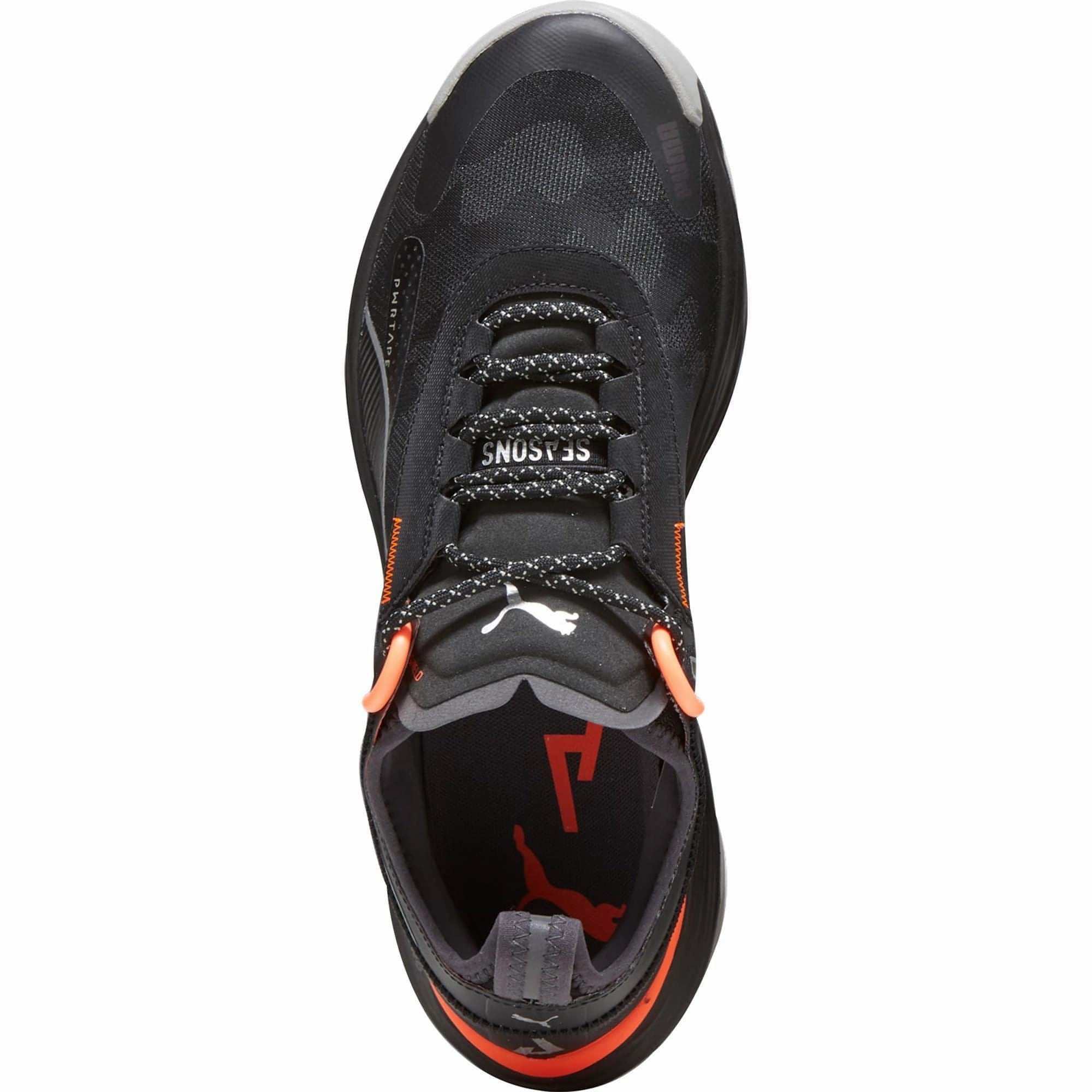 Puma Voyage Nitro 3 GORE-TEX Mens Trail Running Shoes - Black tapered running shoes under - pronation