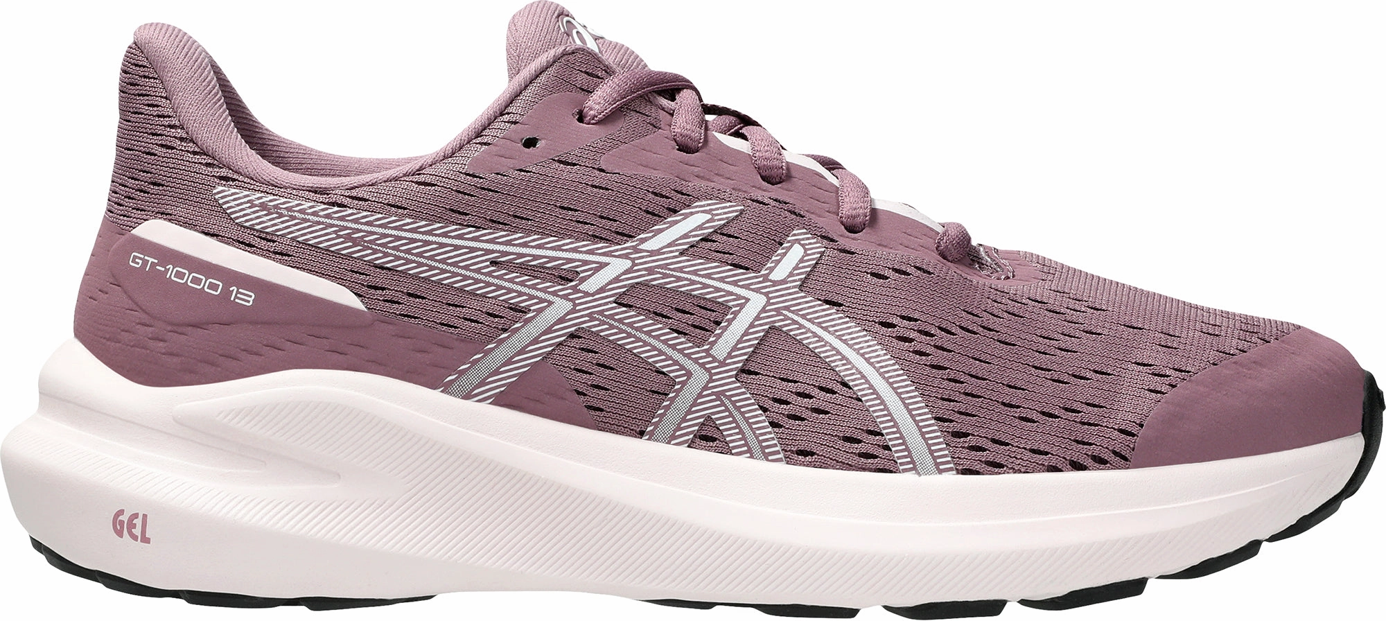 Asics GT 1000 13 GS Junior Running Shoes - Purple Multi Surface Traction