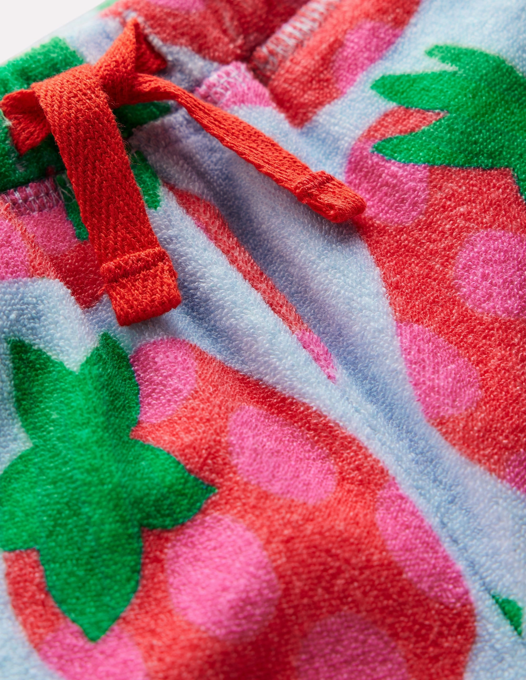 Printed Towelling Short-Misty Blue Spotty Strawberry Breezy Wear sustainable product