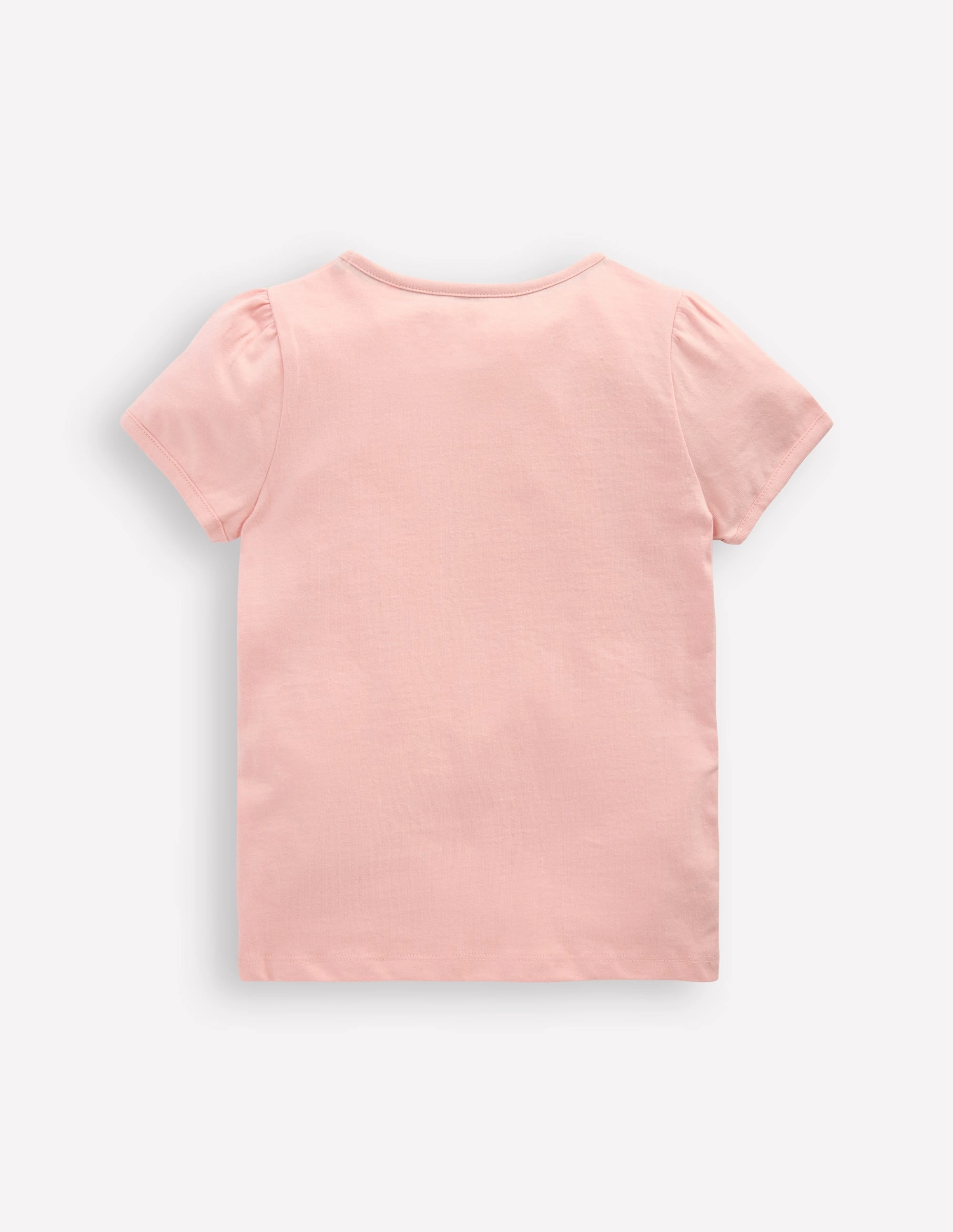 Puff Sleeve Superstitch Top-Chalk Pink Circus Pets Sporty and Stylish