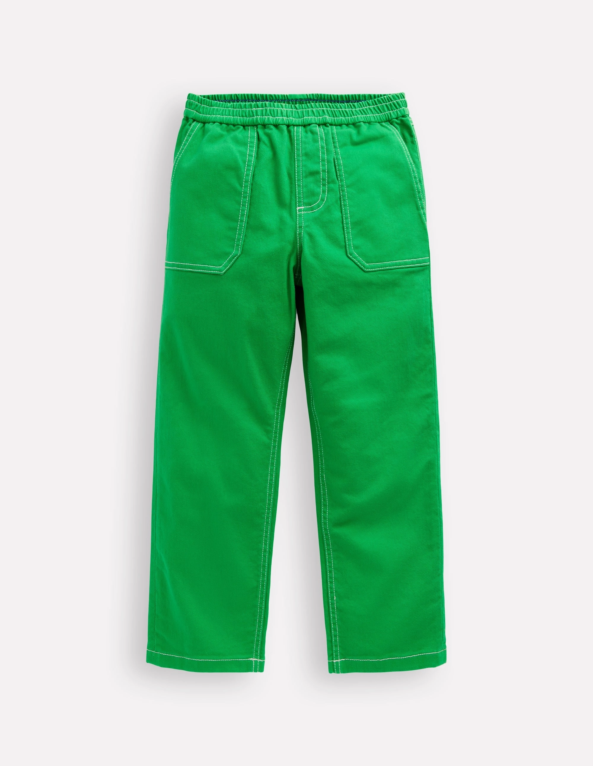 Athletic Flex Wear Pull-on Cotton Trouser-Sapling Green