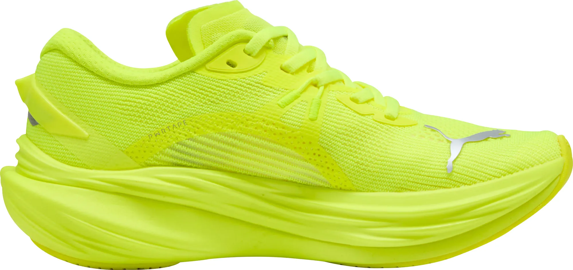 Puma Deviate Nitro 3 Womens Running Shoes - Yellow foot - endurance running shoes
